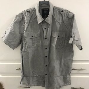 Short sleeved button down shirt
